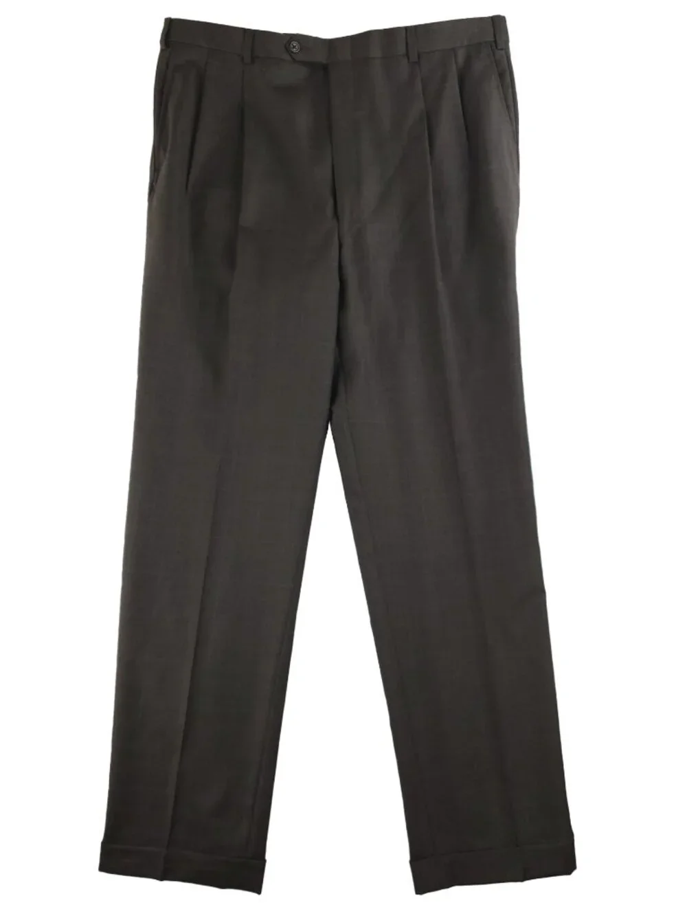 Burberry Vintage Mens Suit Jacket Pants Kensington Windowpane USA Wool 48L 38x32